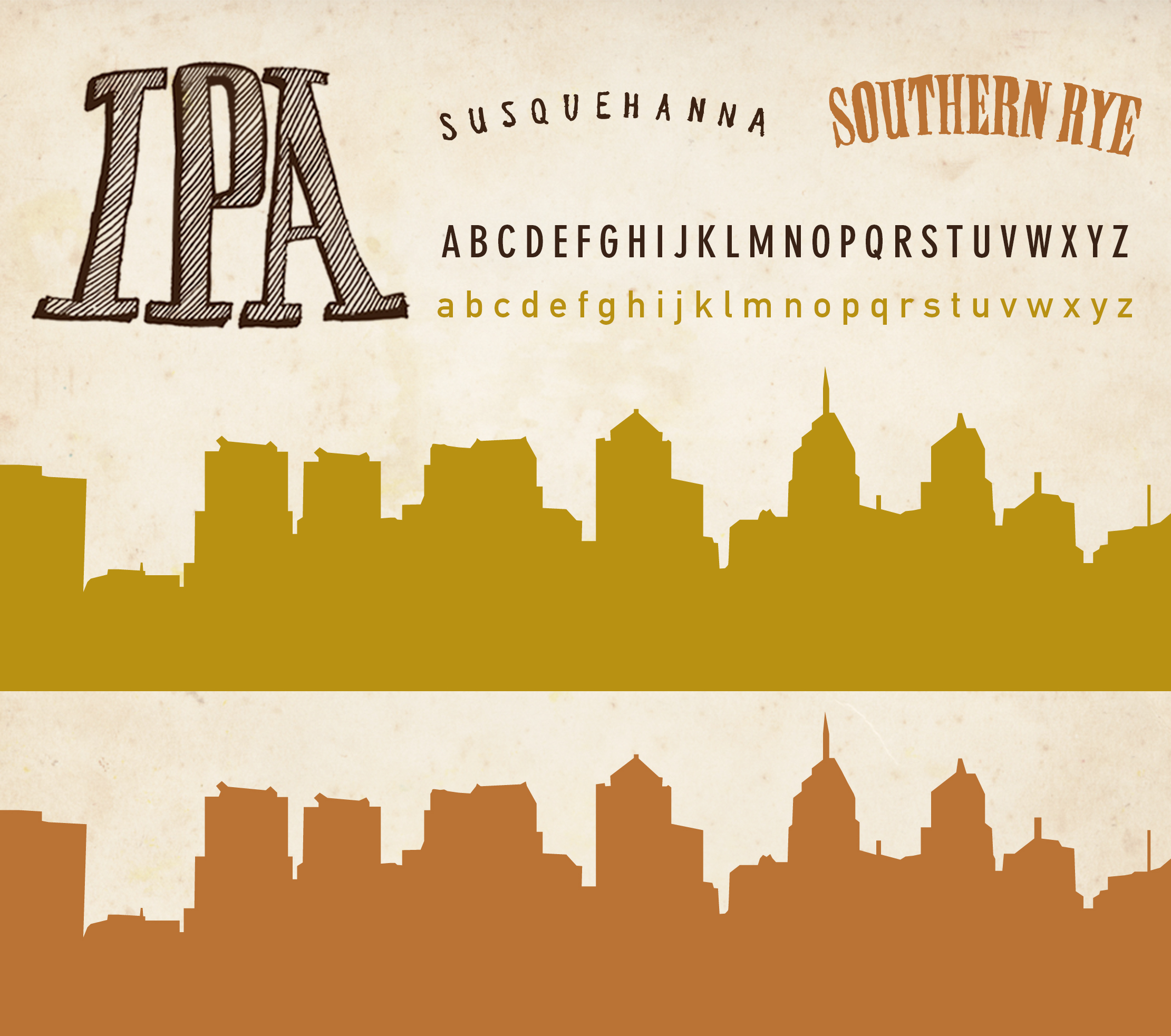 Susquehanna Brewing Co Southern Rye IPA Branding by Just Make Things