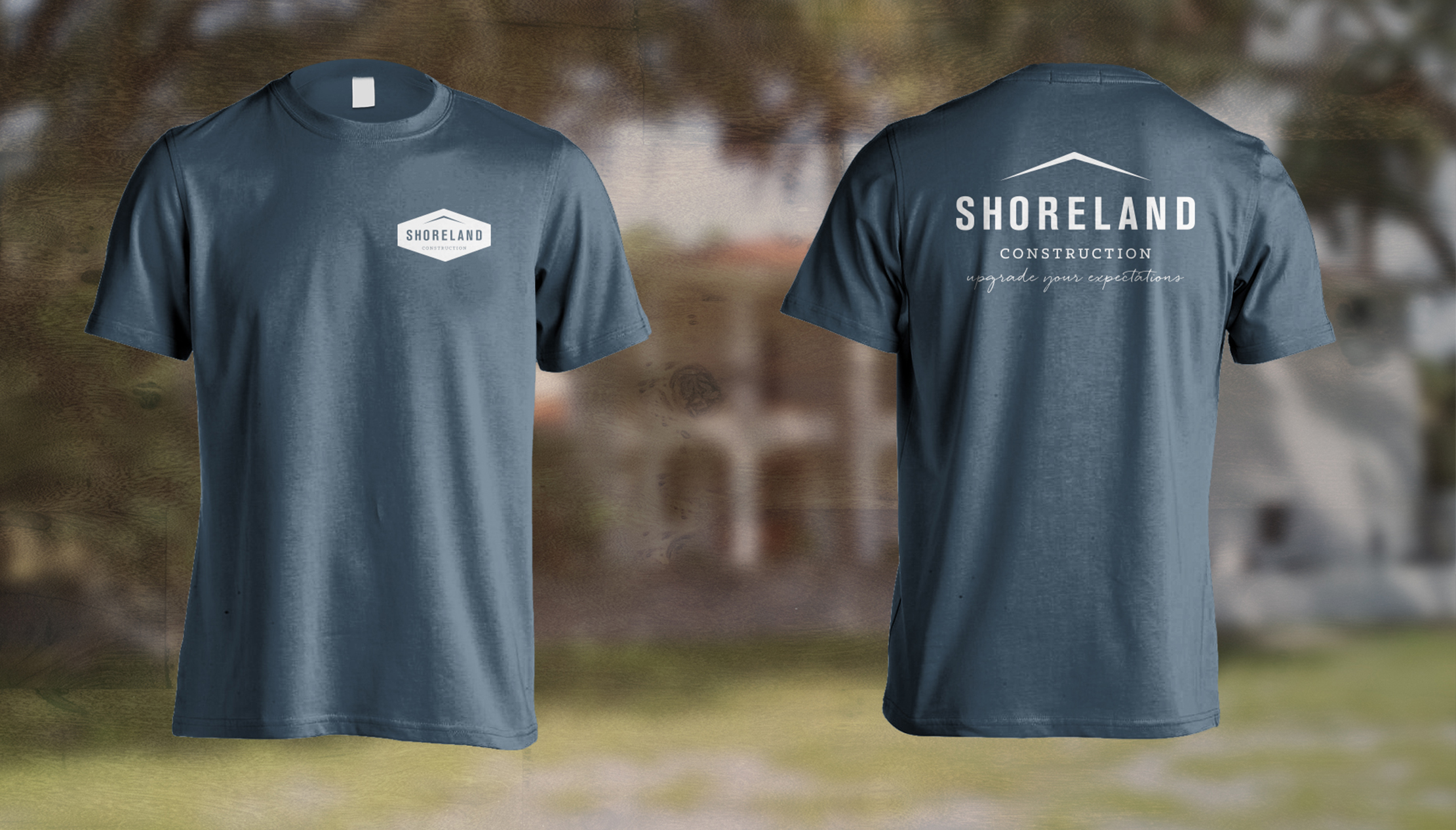 Shoreland Construction Branding Tee Shirts by Just Make Things