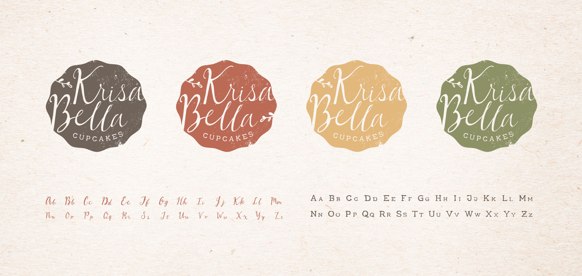 Krisa Bella Cupcakes Branding by Just Make Things