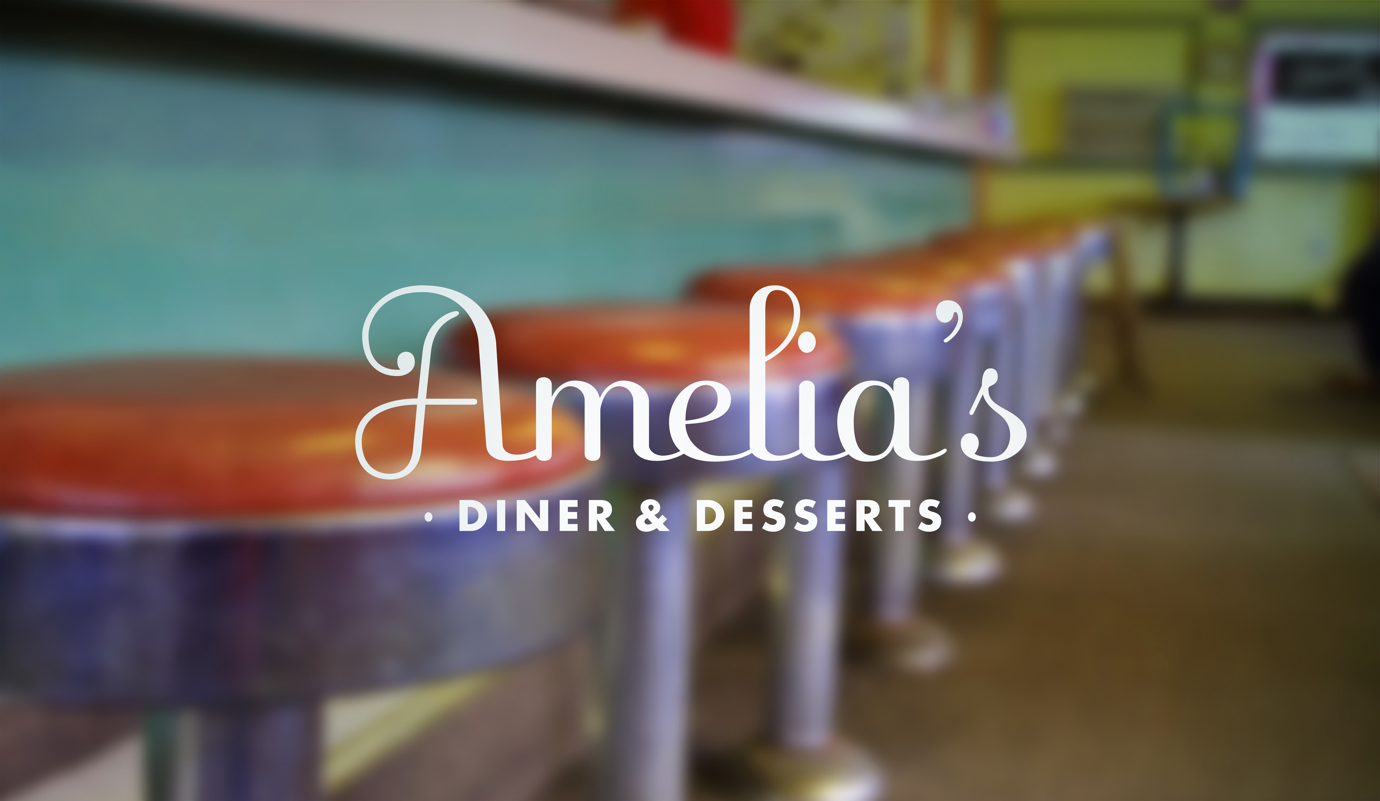 Brand Identity by Just Make Things – Amelia's Diner Menu